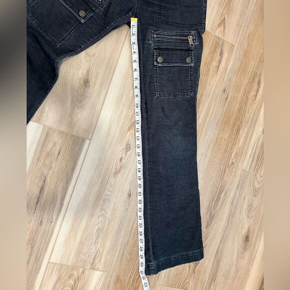 VINTAGE AMERICA EAGLE OUTFITTERS Black Utility Jeans Size 2 - Picture 9 of 9